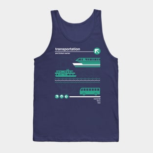 Transportation and Ticket Center Shirt Design Tank Top